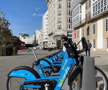 BiciCoruña Obelisco