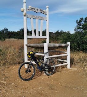 White tourist chair